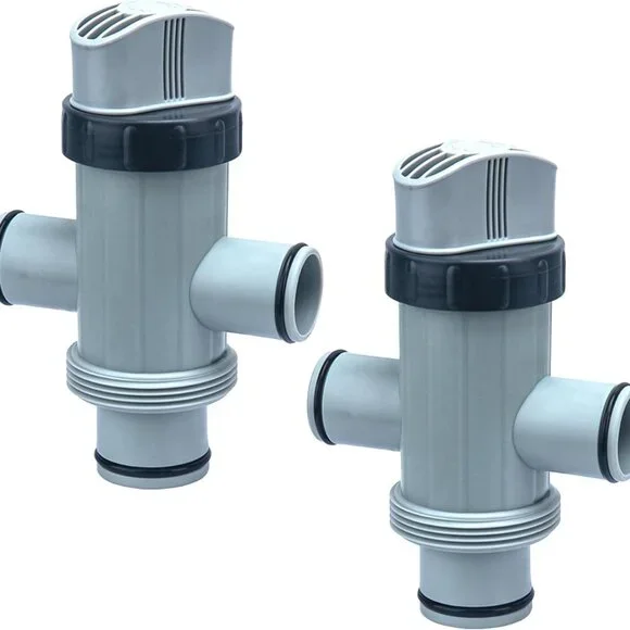 Plunger Valve Assembly Dual Split Hose 2-Pack | Compatible with Intex 11872 Pool - Picture 3 of 9